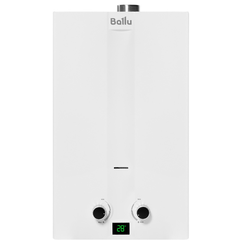 Колонка газовая Ballu GWH   12 Fiery Turbo (белая)  (12л/24кВт) - миниатюра №11
