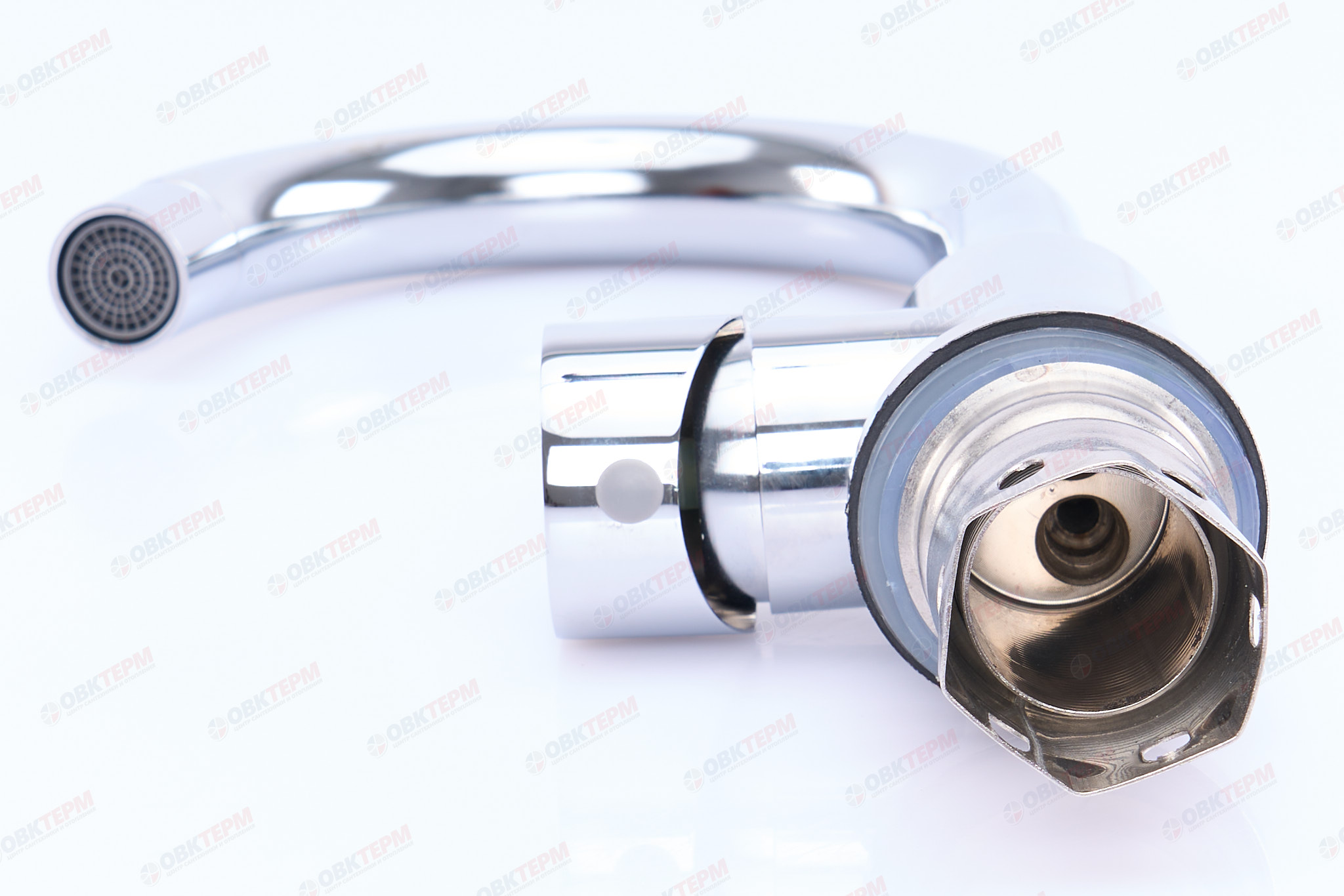 Смеситель д/умывальника нерж/сталь CHAMPION SUS-001(N) CHROME (без подводки) (10 шт/ящ) - миниатюра №4