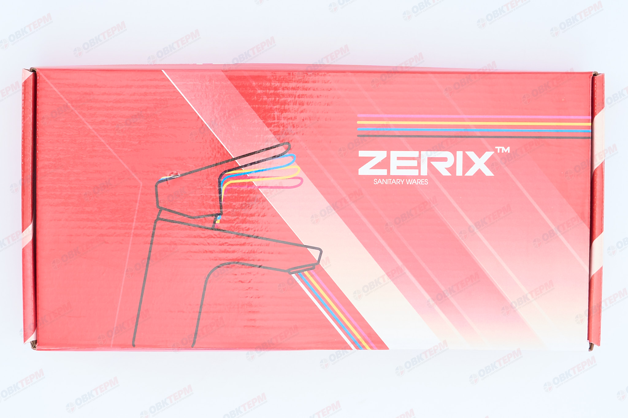 Смеситель д/кухни нерж/сталь REFLECTOR ZERIX TOR-011 (КРАСНЫЙ) 10 шт/ящ - миниатюра №7