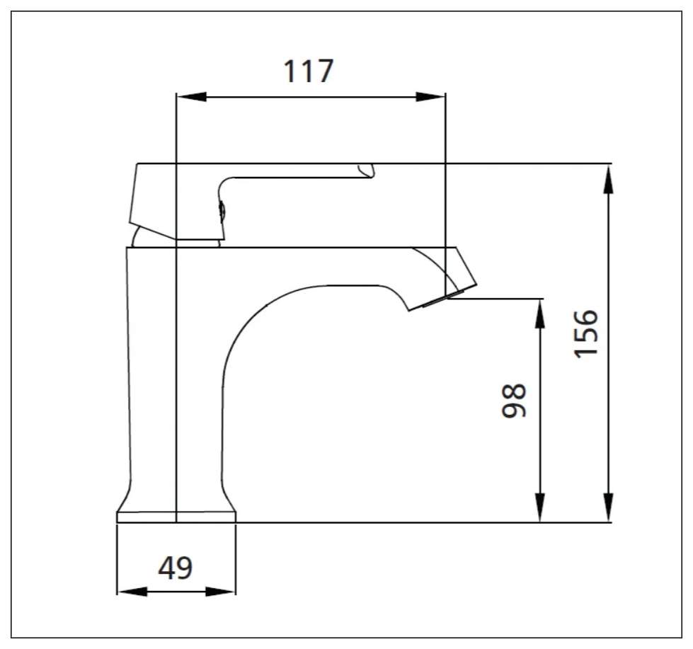 Смеситель д/умывальника MIXXUS PREMIUM TIGER 001 Ø35 ГАЙКА WHITE (10 шт/ящ) - Изображение №2