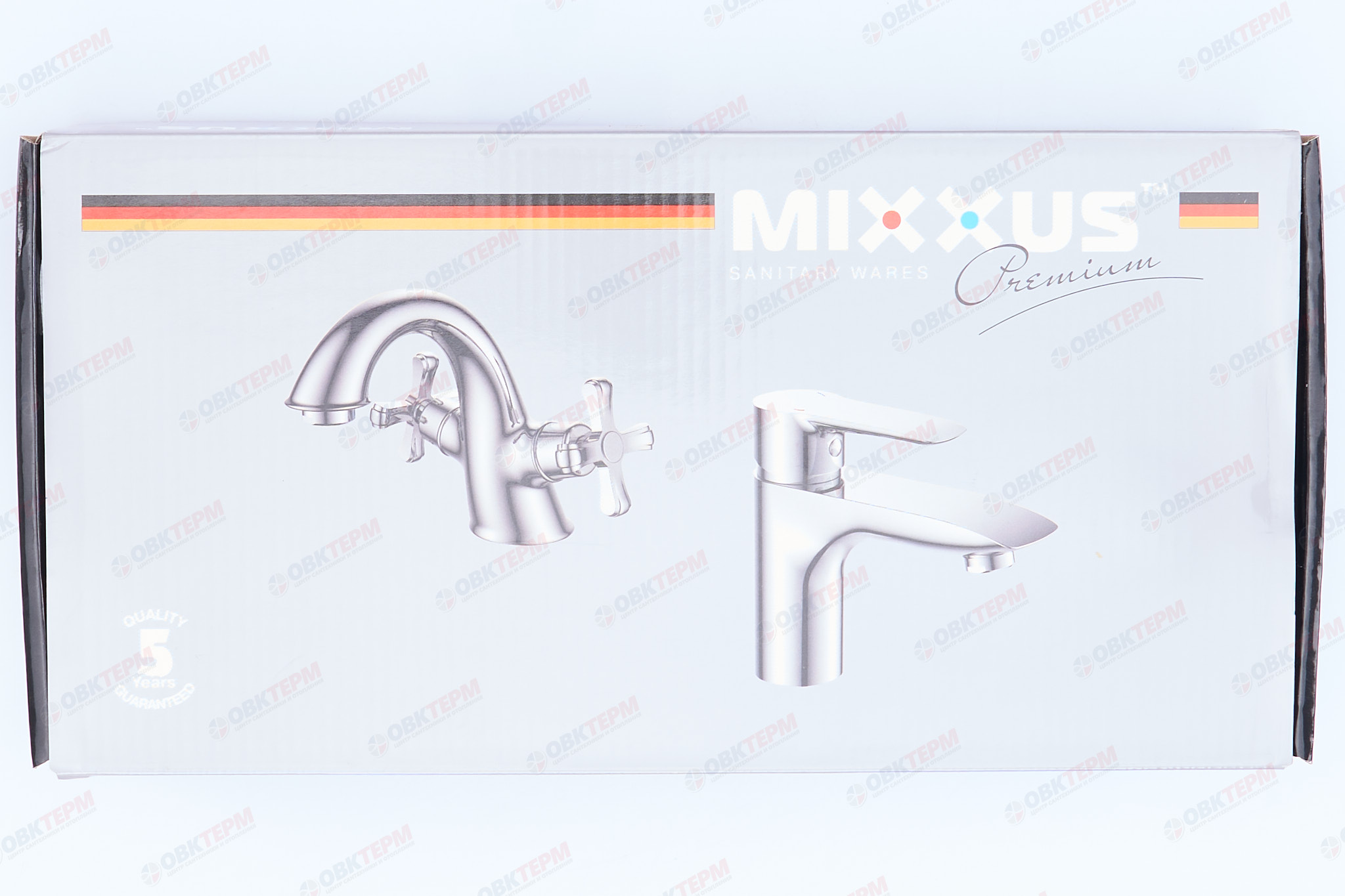 Смеситель д/кухни MIXXUS PREMIUM TIGER 014 Ø40 на ГАЙКЕ WHITE (10 шт/ящ) - миниатюра №6