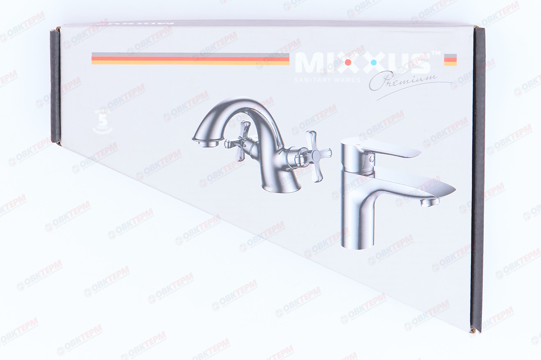 Смеситель д/кухни MIXXUS PREMIUM TIGER 555-15CM  Ø40 на ГАЙКЕ WHITE (10 шт/ящ) - миниатюра №6