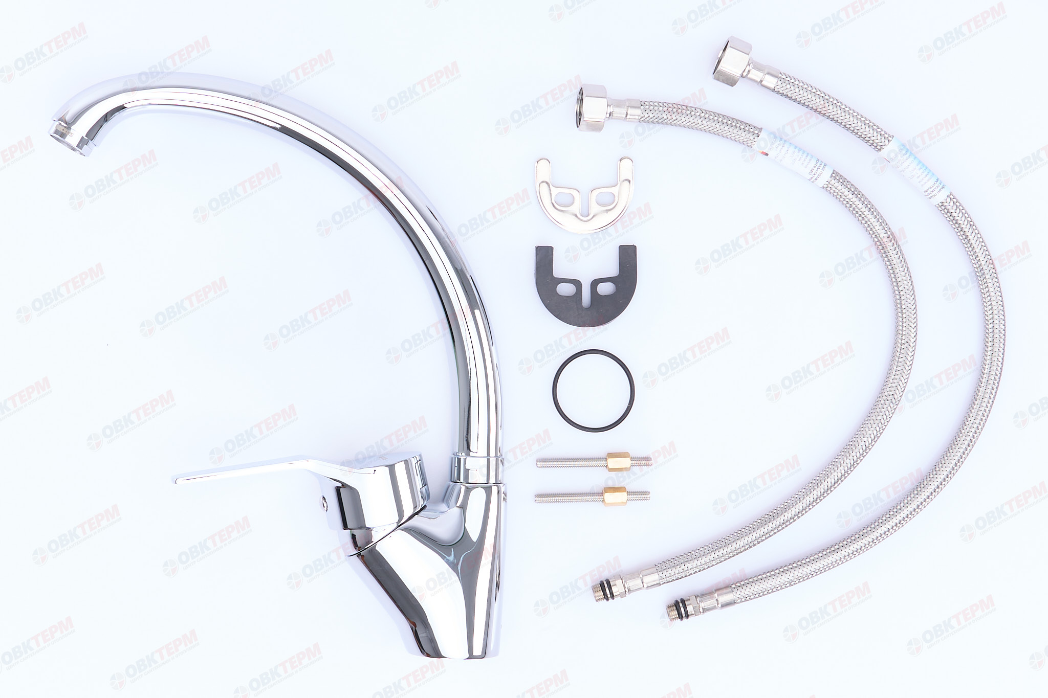 Смеситель д/кухни MIXXUS PREMIUM ZEON 011 Ø40 шпилька (10 шт/ящ) - Изображение №3