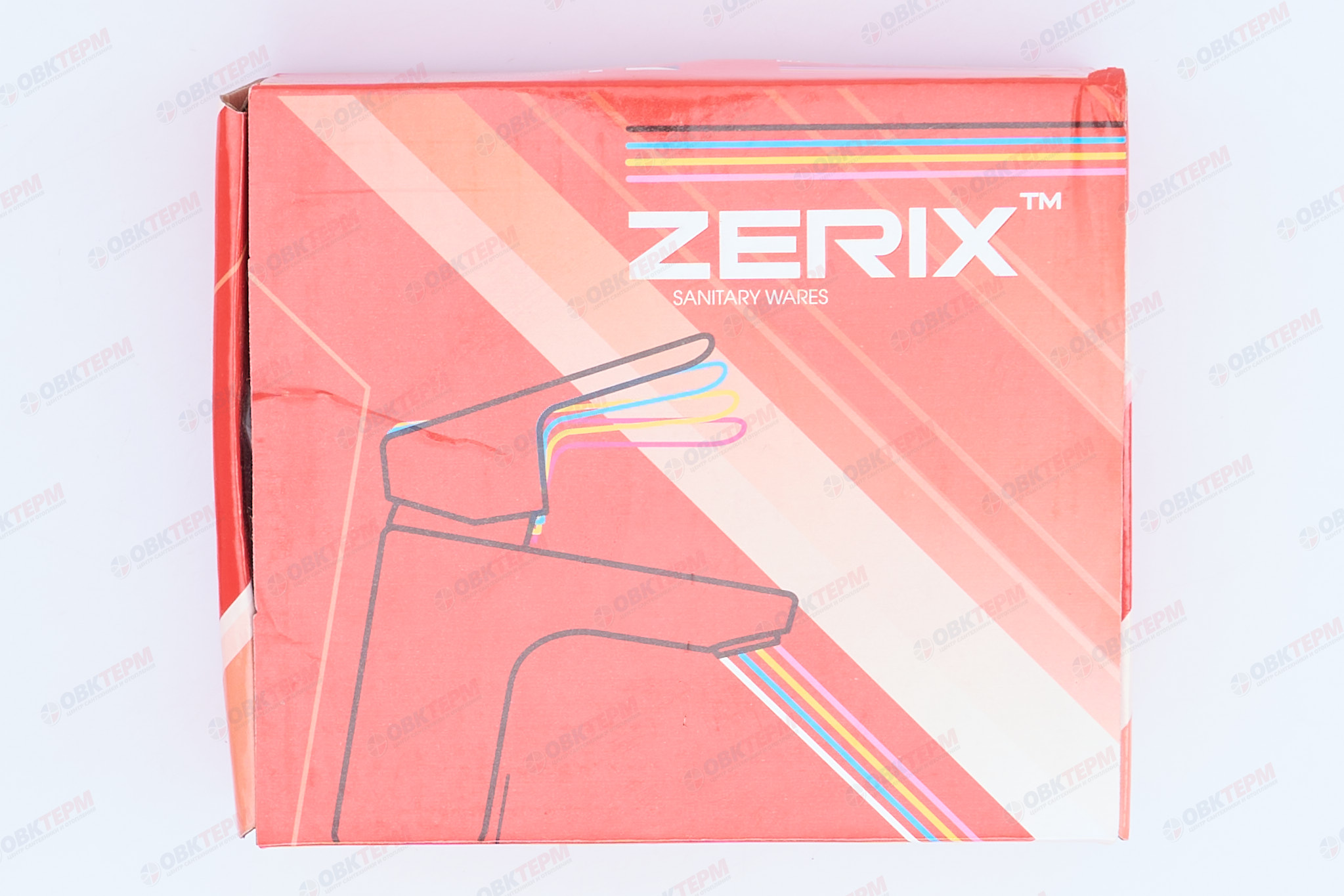 Смеситель д/умывальника ZERIX BIT-A 135 Ø40 ГАЙКА (10 шт/ящ) - миниатюра №8