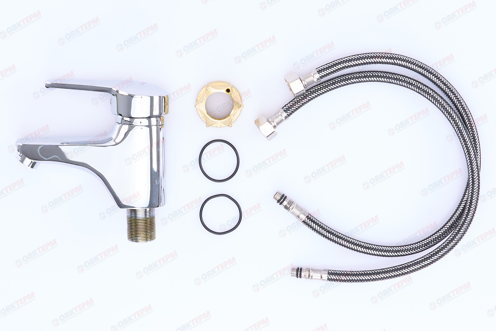 Смеситель д/умывальника ZERIX BIT-A 181 Ø40 ГАЙКА (10 шт/ящ) - Изображение №4