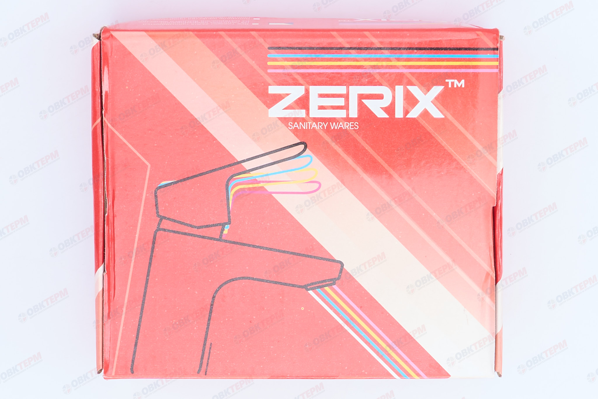 Смеситель д/умывальника ZERIX BIT-A 181 Ø40 ГАЙКА (10 шт/ящ) - миниатюра №7