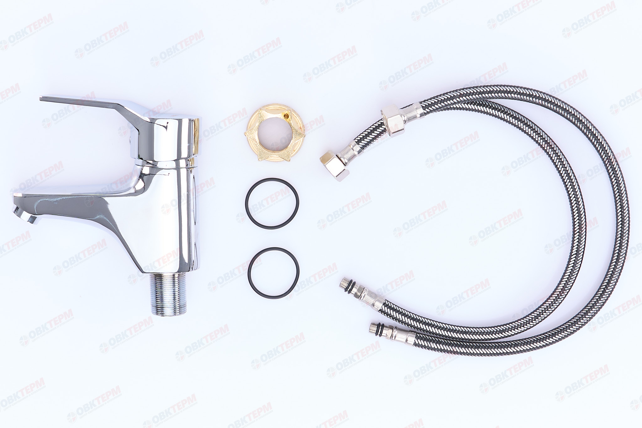 Смеситель д/умывальника ZERIX BIT-A 183 Ø40 ГАЙКА (10 шт/ящ) - Изображение №4