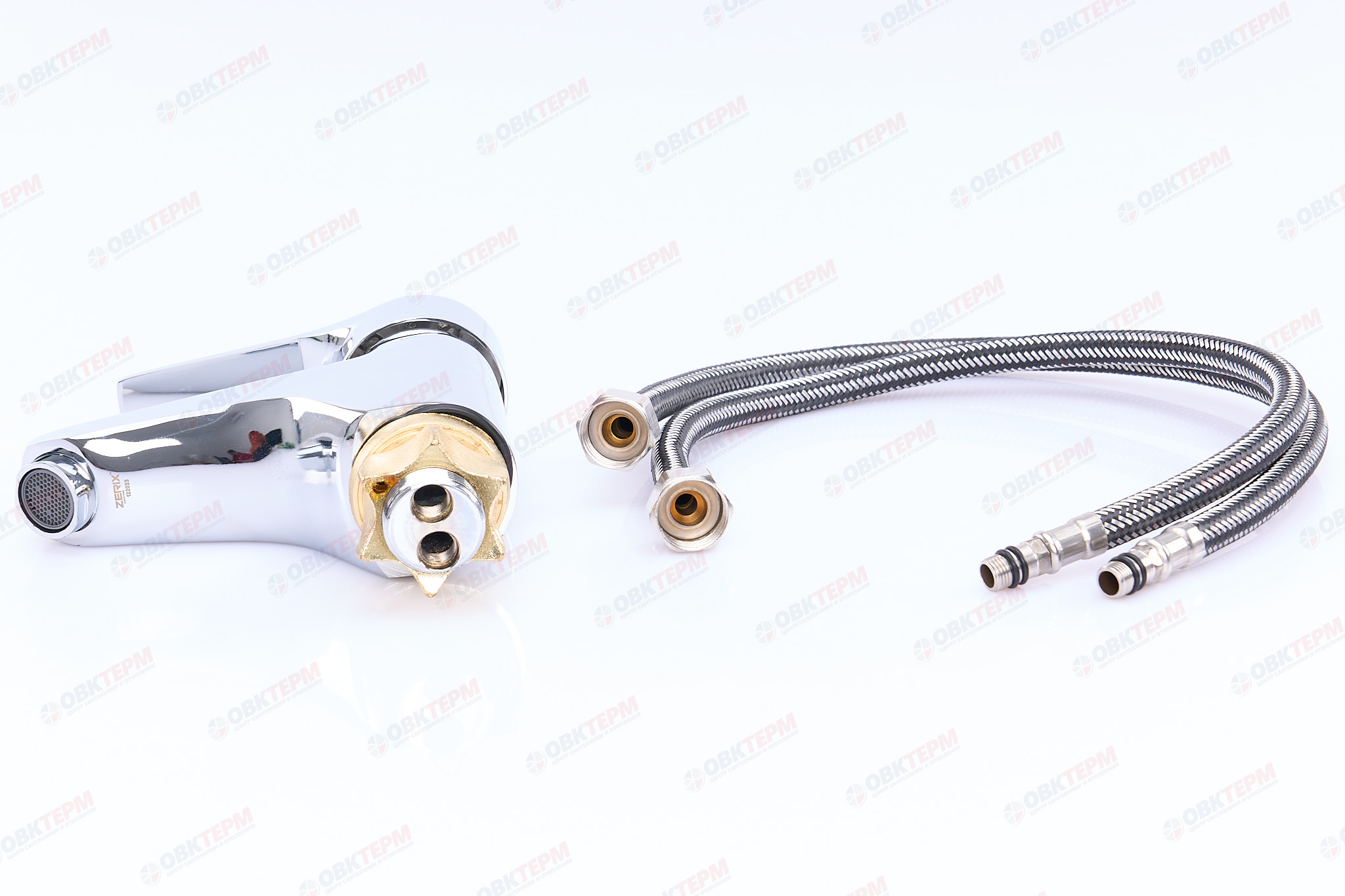 Смеситель д/умывальника ZERIX BIT-A 183 Ø40 ГАЙКА (10 шт/ящ) - Изображение №5