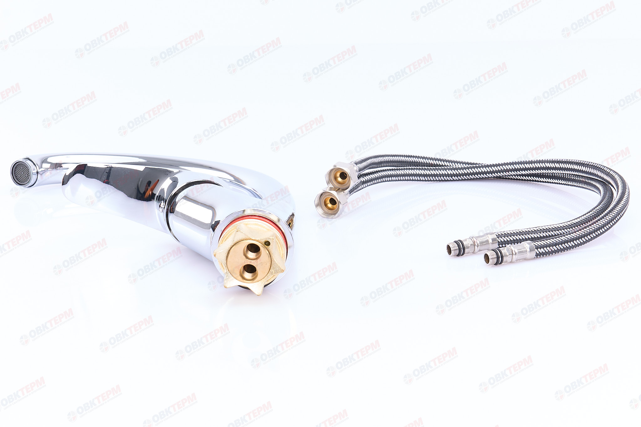 Смеситель д/кухни ZERIX DYU 135 Ø40 на ГАЙКЕ (10 шт/ящ) - миниатюра №4