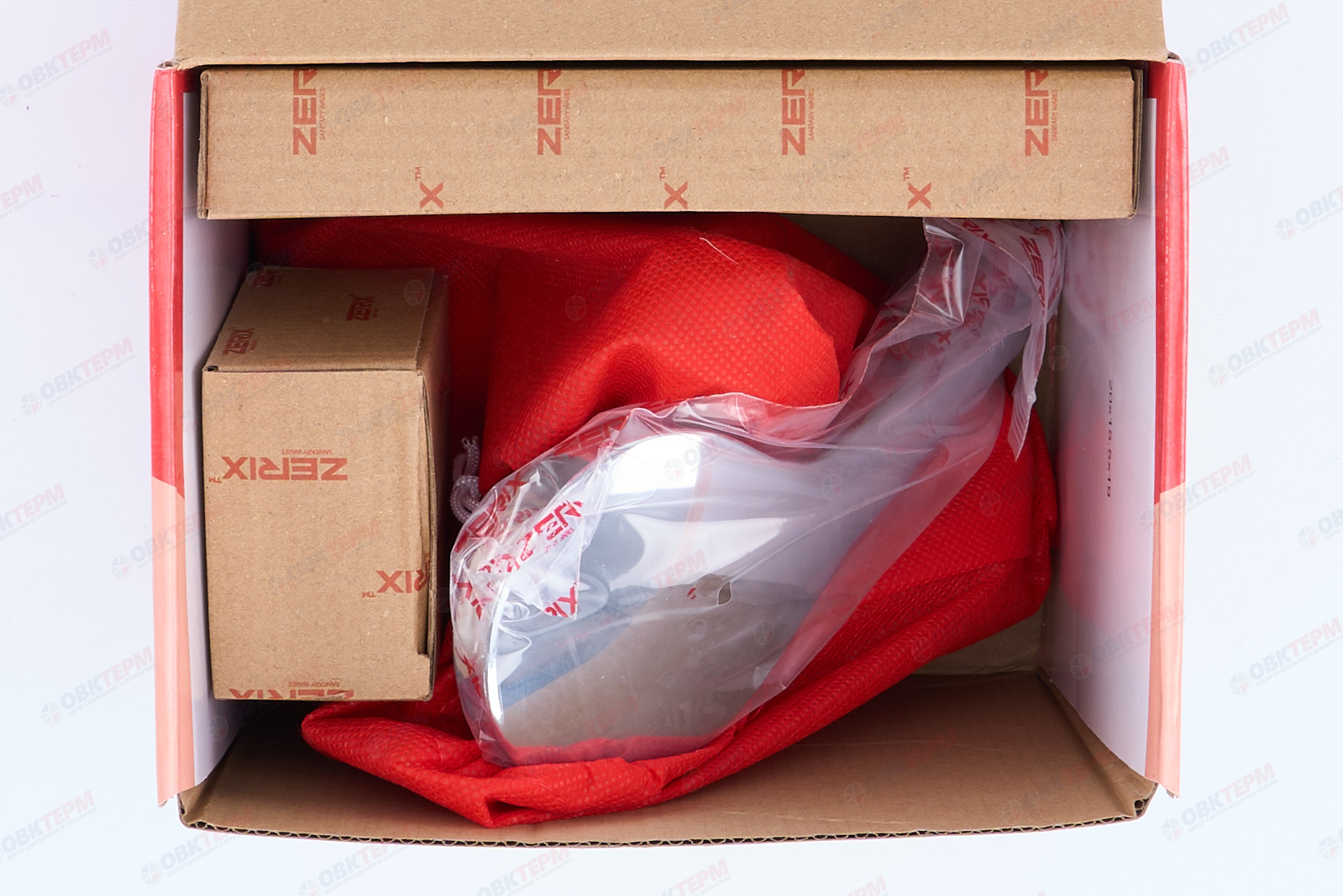 Смеситель д/ванны корот. ZERIX FAD 135 Ø40  (6 шт/ящ) - миниатюра №4