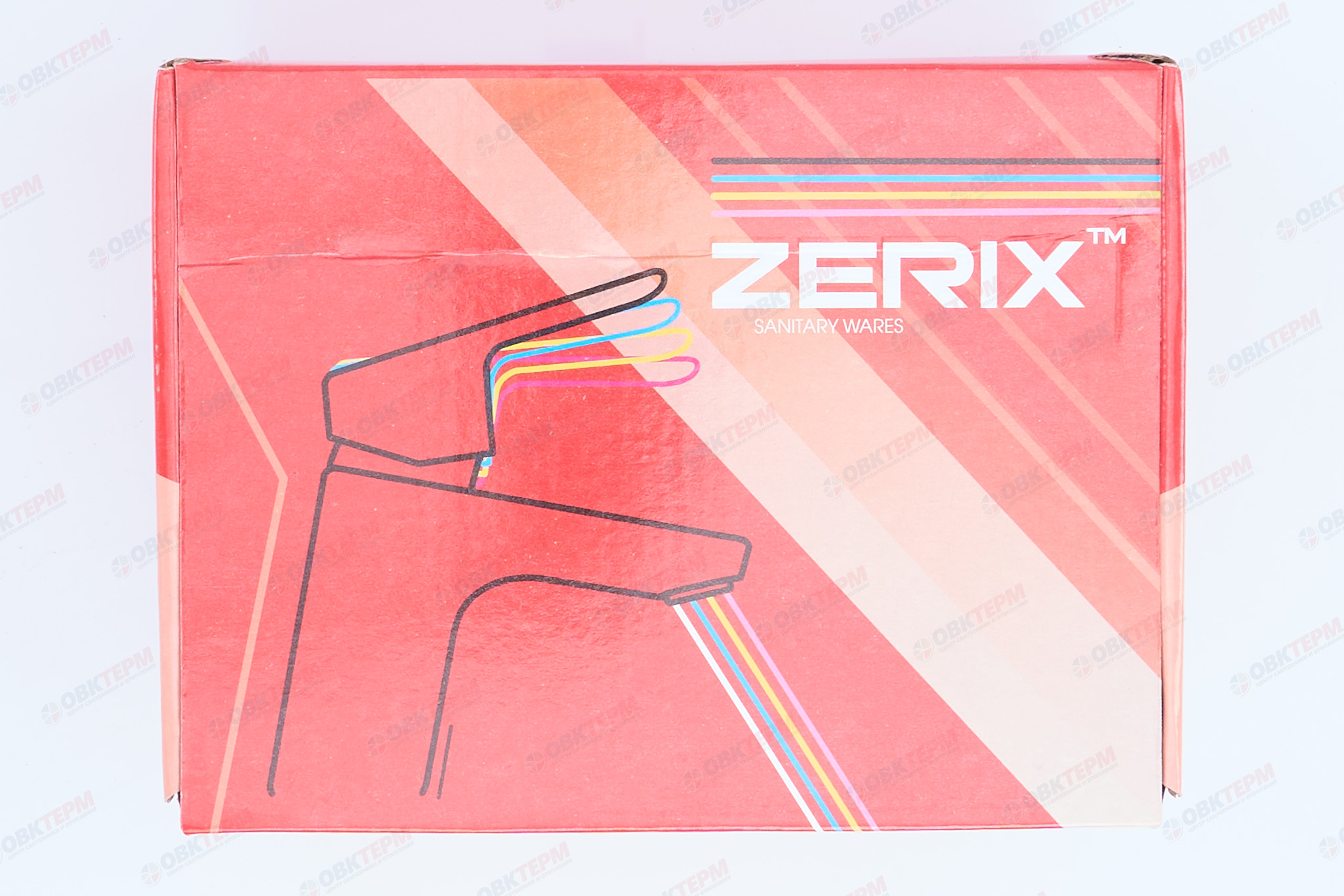 Смеситель д/ванны корот. ZERIX FAD 135 Ø40  (6 шт/ящ) - миниатюра №5