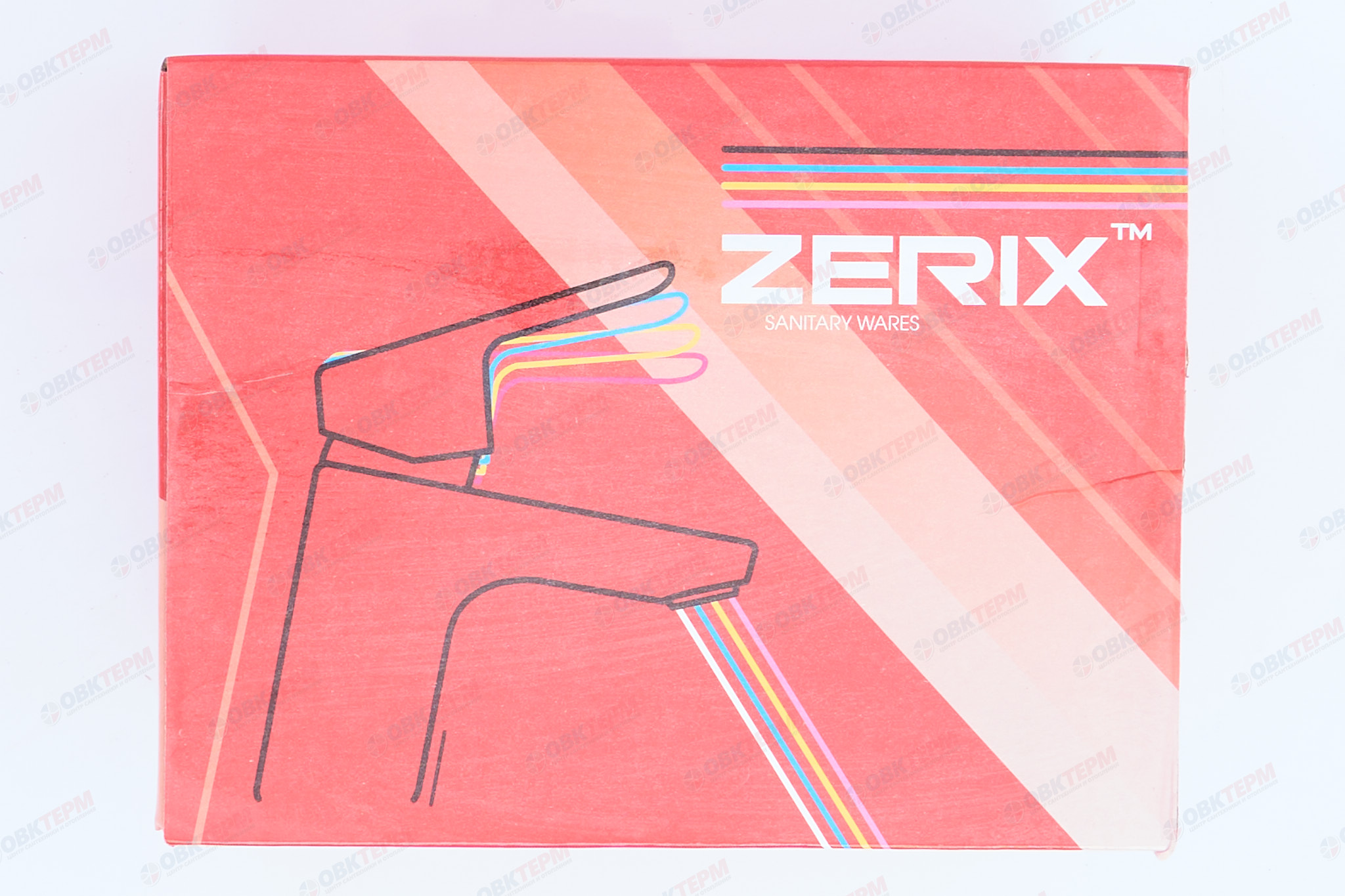 Смеситель д/ванны корот. ZERIX FAD 183 Ø40  (6 шт/ящ) - Изображение №5