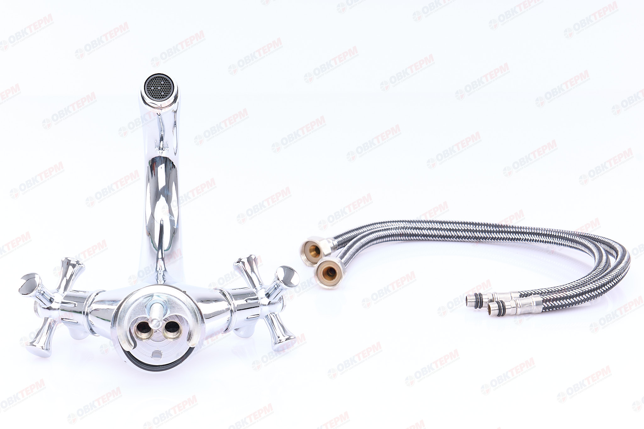 Смеситель д/умывальника буксовый ZERIX JAP 827  (10 шт/ящ) - миниатюра №6