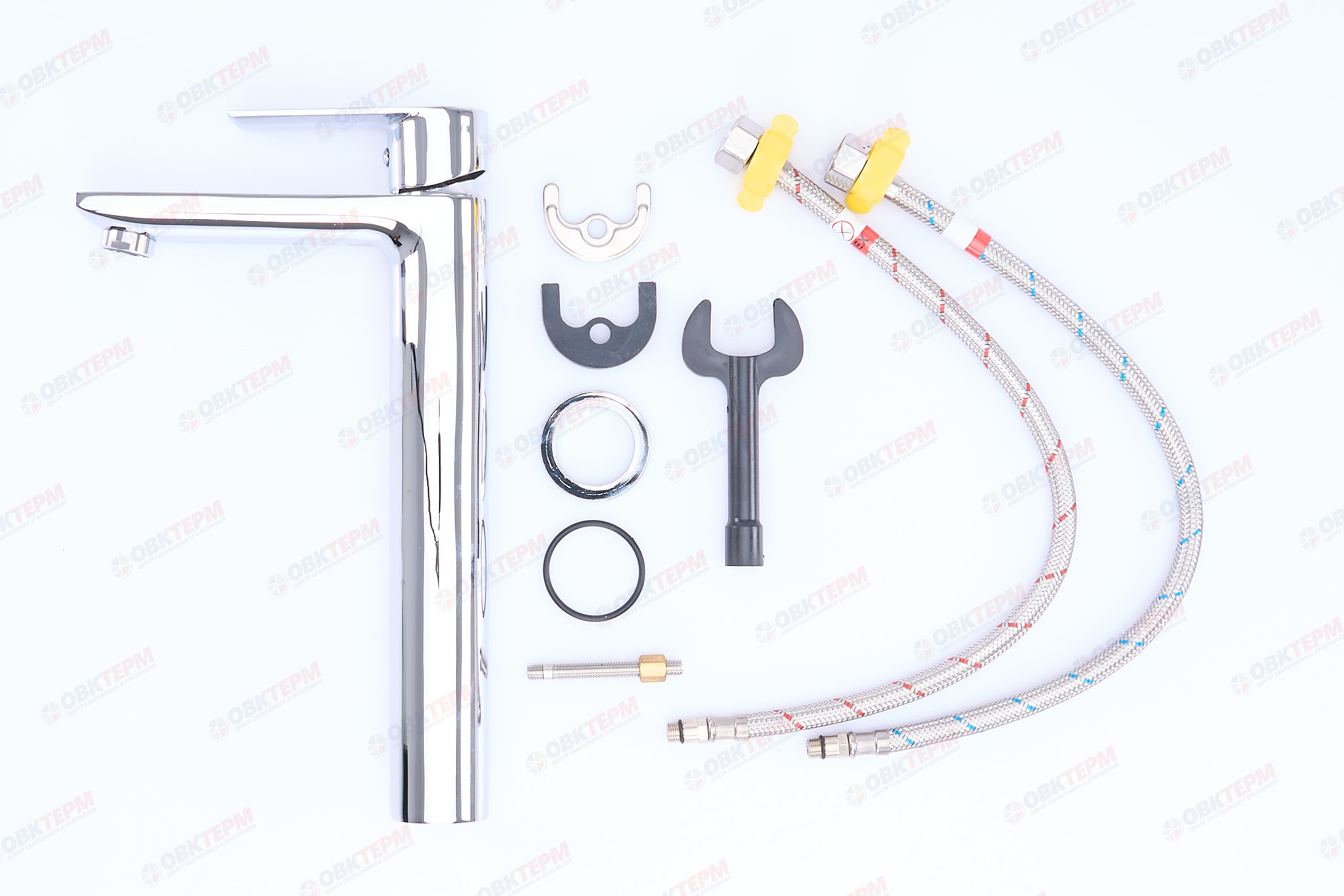 Смеситель д/умывальника LONG ZERIX LR1055-22 (ATM-001 HIGH) Ø40 (10 шт/ящ) - миниатюра №5
