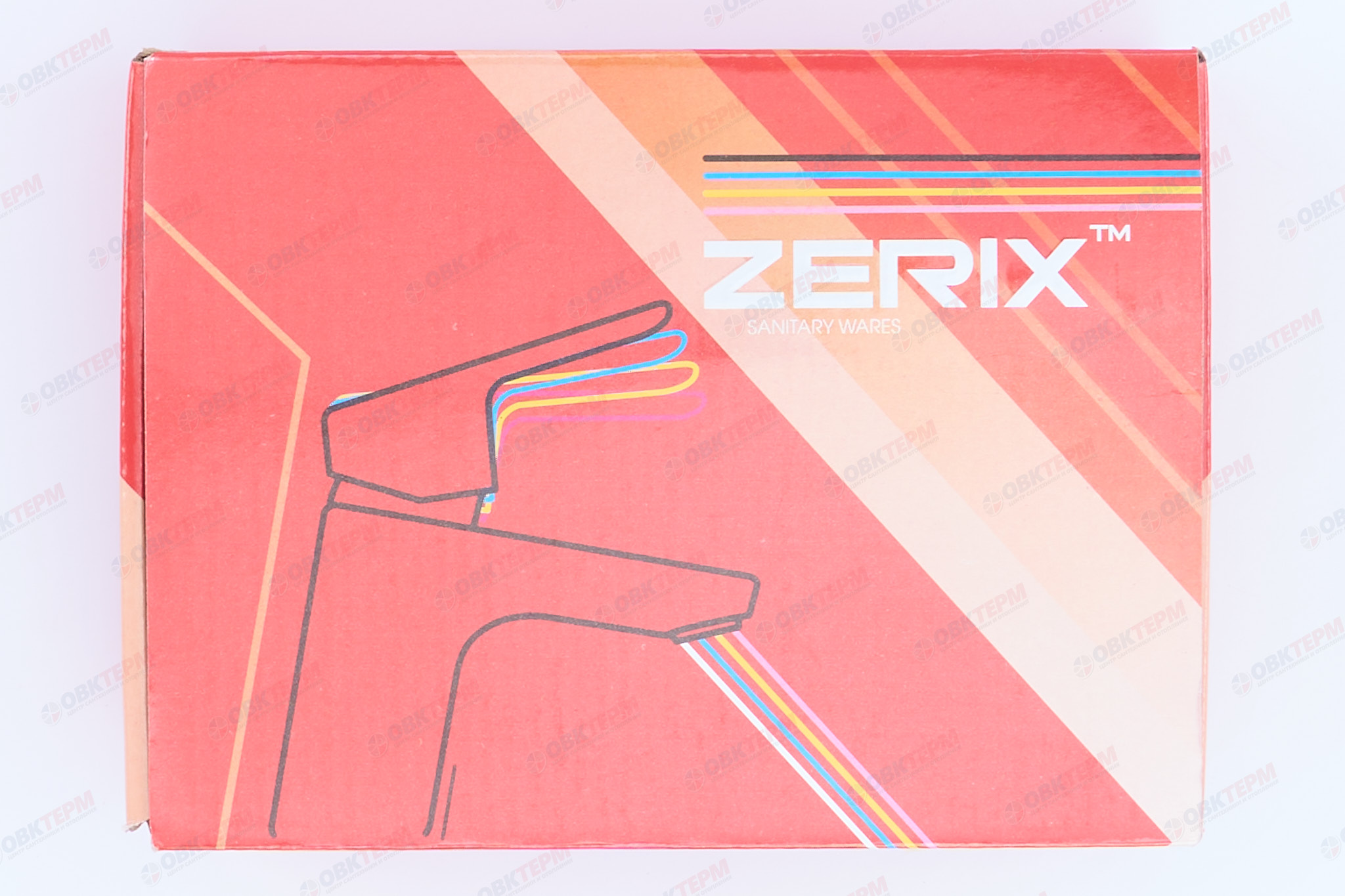 Смеситель д/душ.кабины ZERIX ZUM-003 Ø35 (цвет бронза) (10 шт/ящ) РАСПРОДАЖА - миниатюра №5