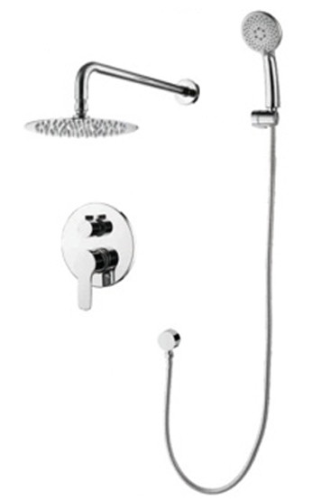 Душ/система встраиваемая ZERIX INSIDE-002 (LR2403-2)  Ø35  (4 шт/ящ) - изображение №1