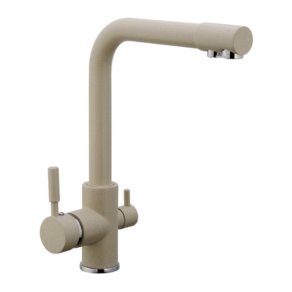 Смеситель д/кухни под ФИЛЬТР ZERIX KAN-021 BEIGE (LR4055K-3) Ø35  (10 шт/ящ) - Изображение №1
