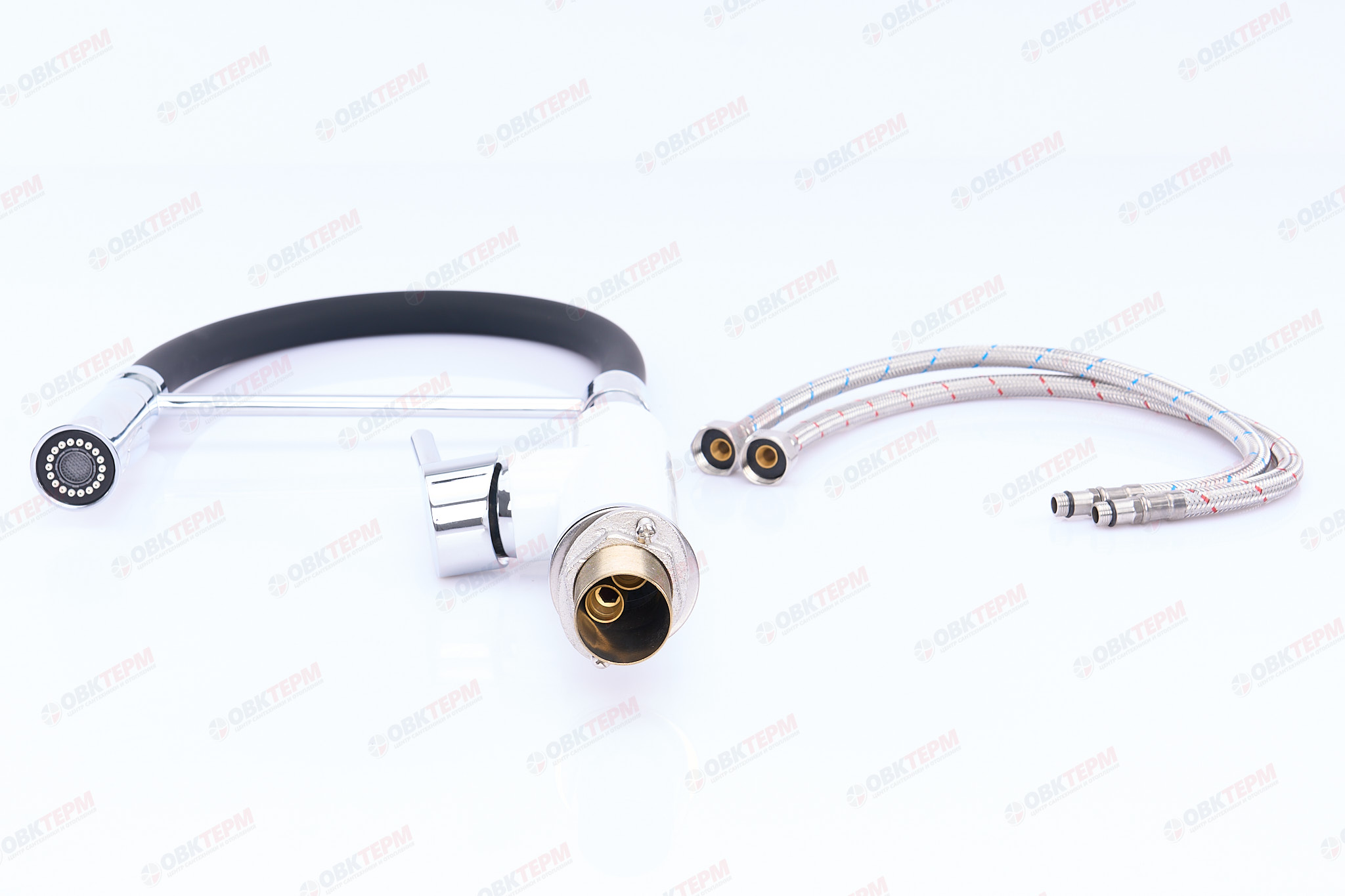 Смеситель д/кухни REFLECTOR ZERIX ELITE-011 W+B (LR4097W-2) Ø35  (10 шт/ящ) - миниатюра №5