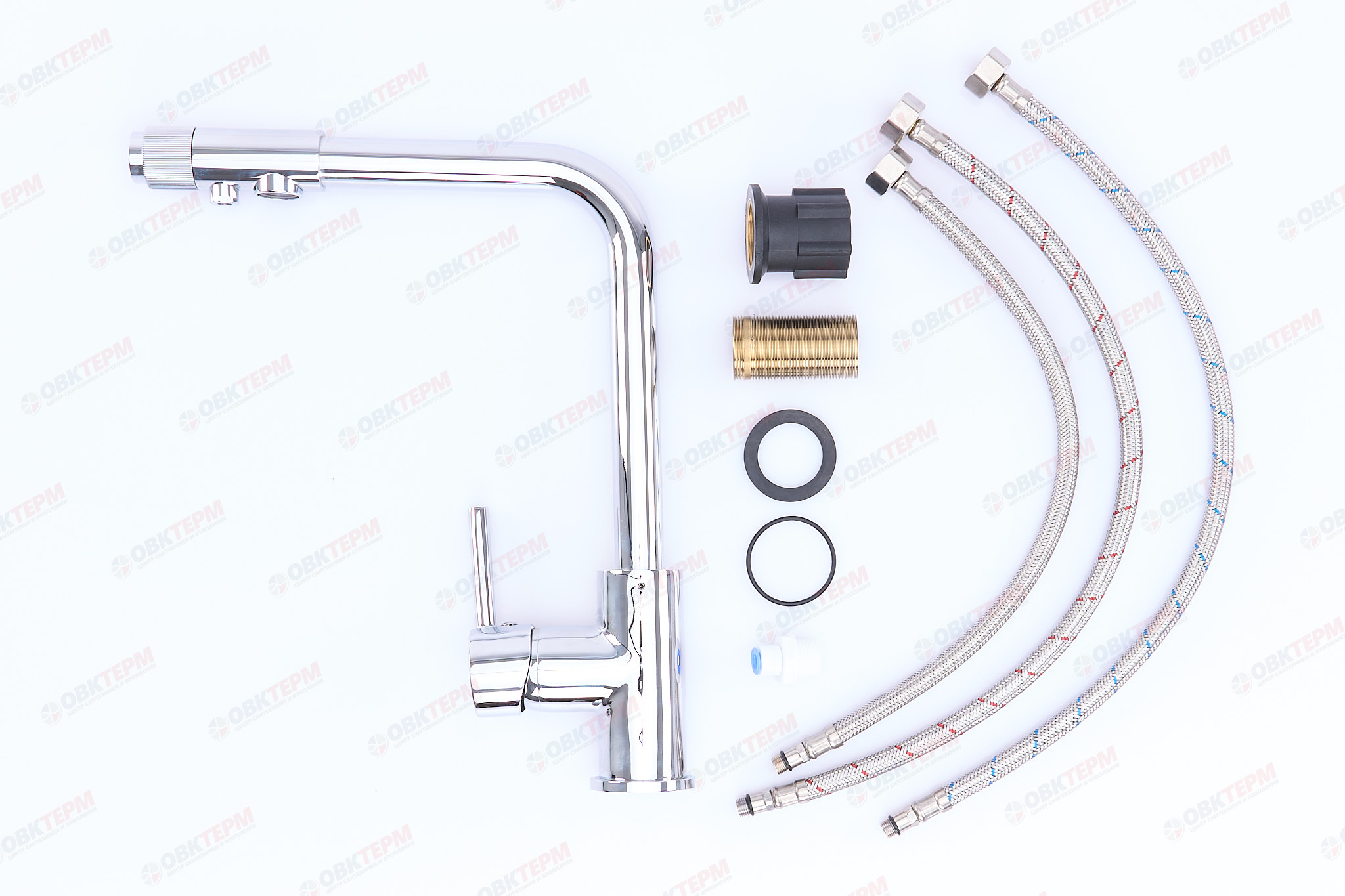 Смеситель д/кухни под ФИЛЬТР ZERIX MAN-021 (LR4155-3) Ø35  (10 шт/ящ) - Изображение №4