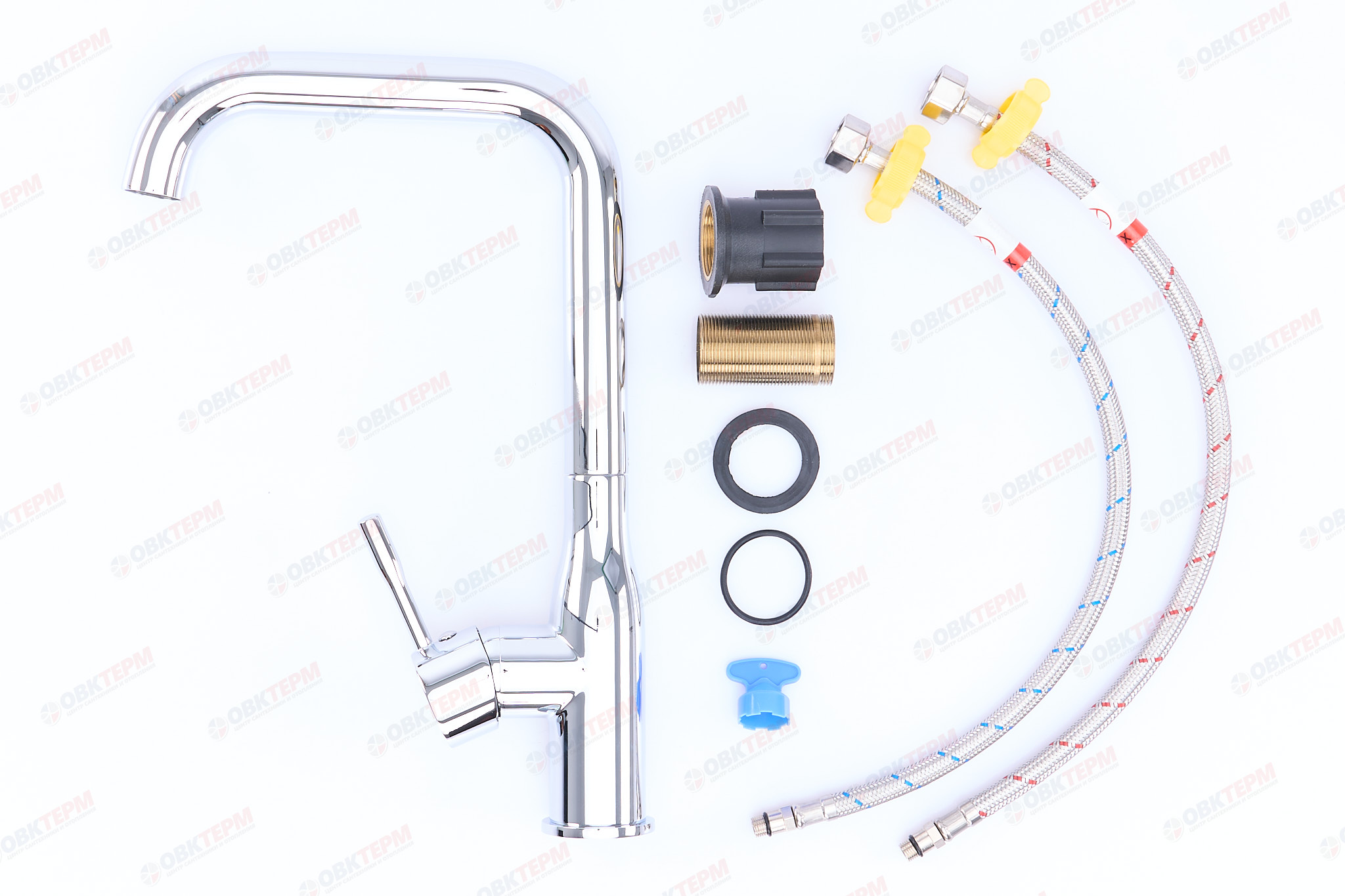 Смеситель д/кухни ZERIX MAYA-011 (LR4698)  Ø35 (10 шт/ящ) - миниатюра №4