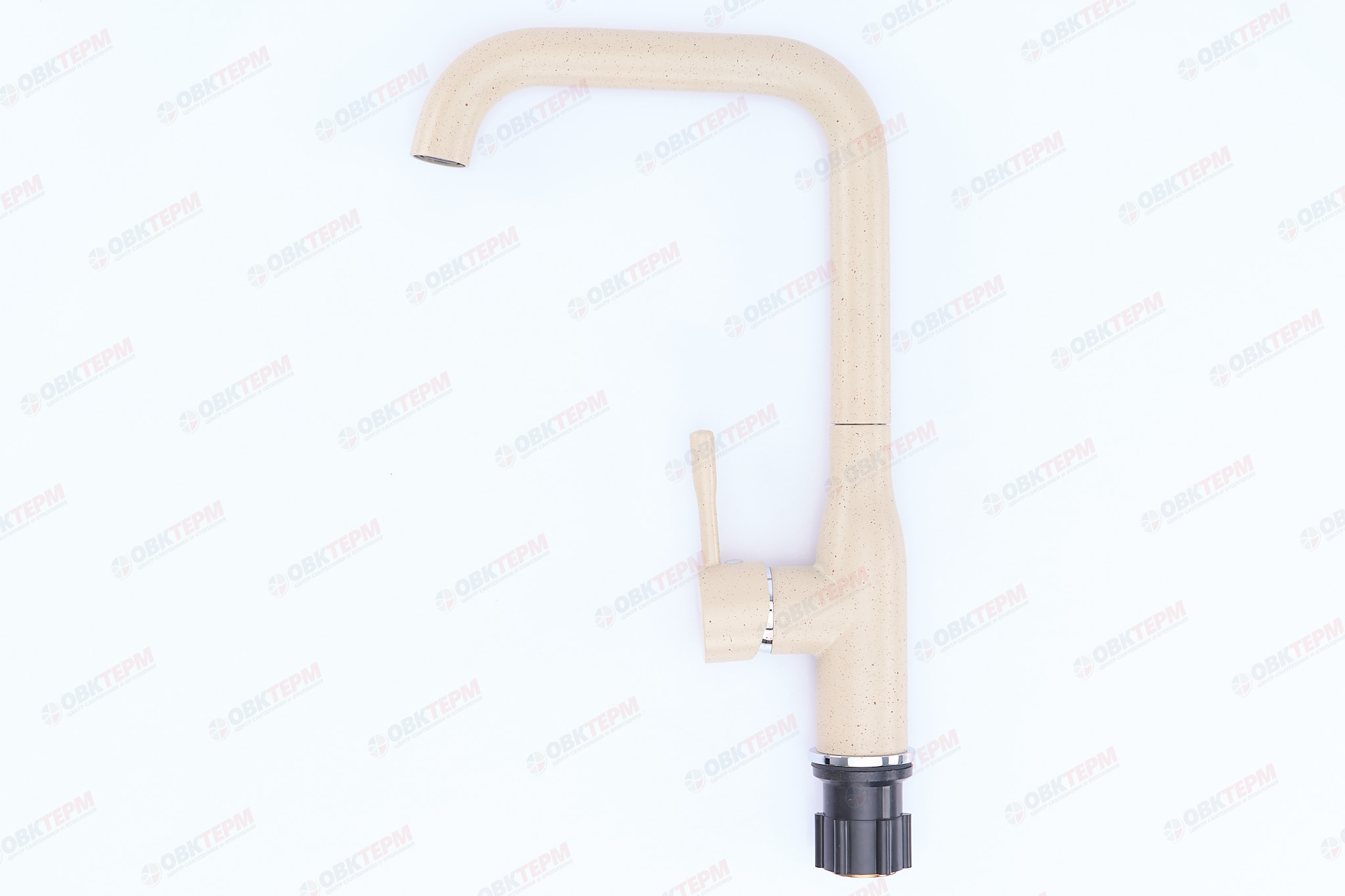 Смеситель д/кухни ZERIX MAYA-011 MILK (LR4698M) Ø35 песочный  (10 шт/ящ) - миниатюра №3