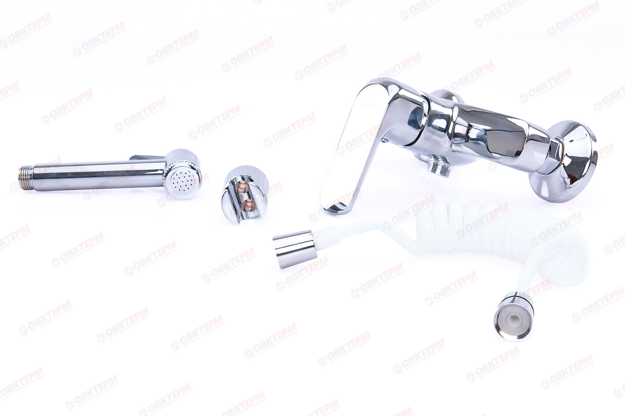 Смеситель с гигиеническим душем ZERIX LR5244 Ø40  (TAP-003 BIDET) настенный (10 шт/ящ) - Изображение №4