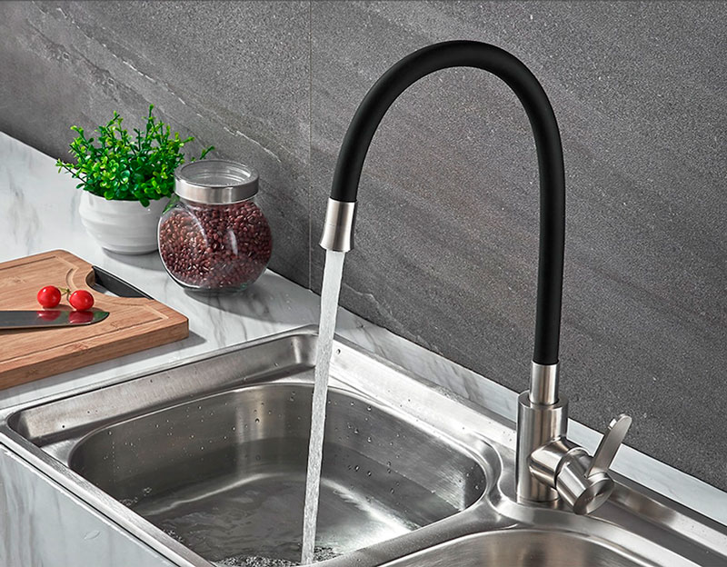 Смеситель д/кухни нерж/сталь REFLECTOR ZERIX TOR-011 REFLECTOR BLACK (ЧЕРНЫЙ) 10 шт/ящ - миниатюра №2