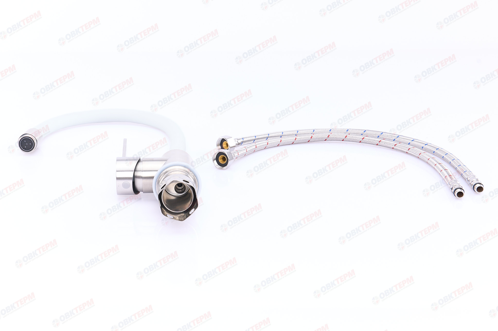 Смеситель д/кухни нерж/сталь REFLECTOR ZERIX TOR-011 (БЕЛЫЙ) 10 шт/ящ - миниатюра №5