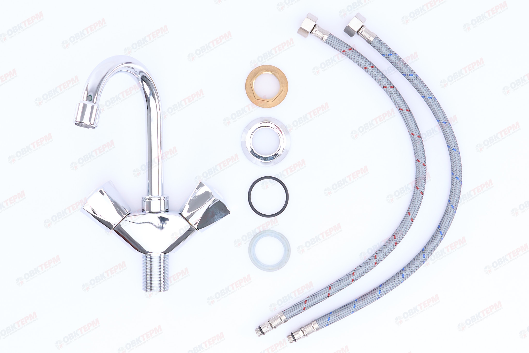 Смеситель д/умывальника буксовый ZERIX FAR-001 (LR81109) (10 шт/ящ) - Изображение №3