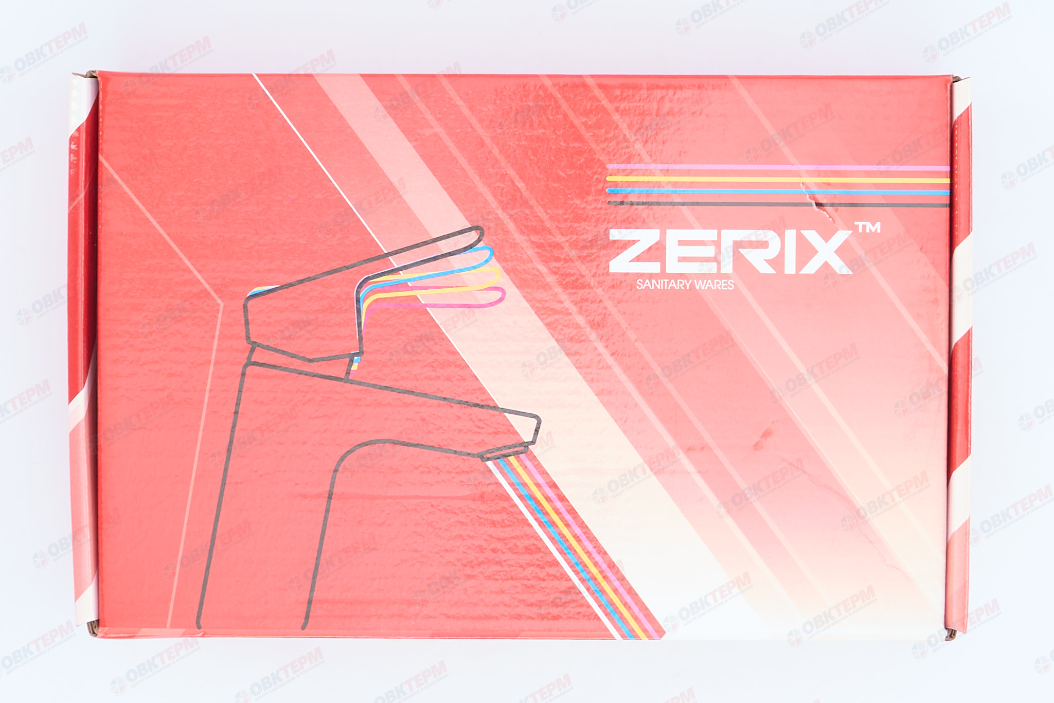 Смеситель д/умывальника буксовый ZERIX FAR-001 (LR81109) (10 шт/ящ) - миниатюра №6