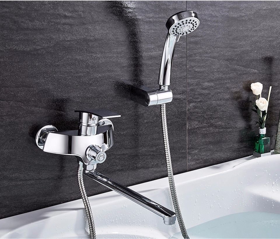 Смеситель д/ванны ZERIX  (AMG-006 EURO)  LR82270 (10 шт/ящ) - Изображение №3