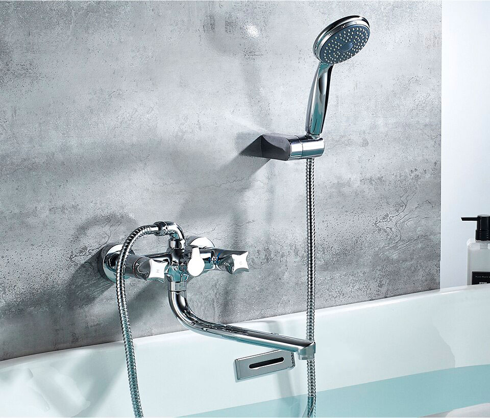 Смеситель д/ванны корот. ZERIX ETF-009 EURO (LR83187)  буксовый (10 шт/ящ) - миниатюра №3