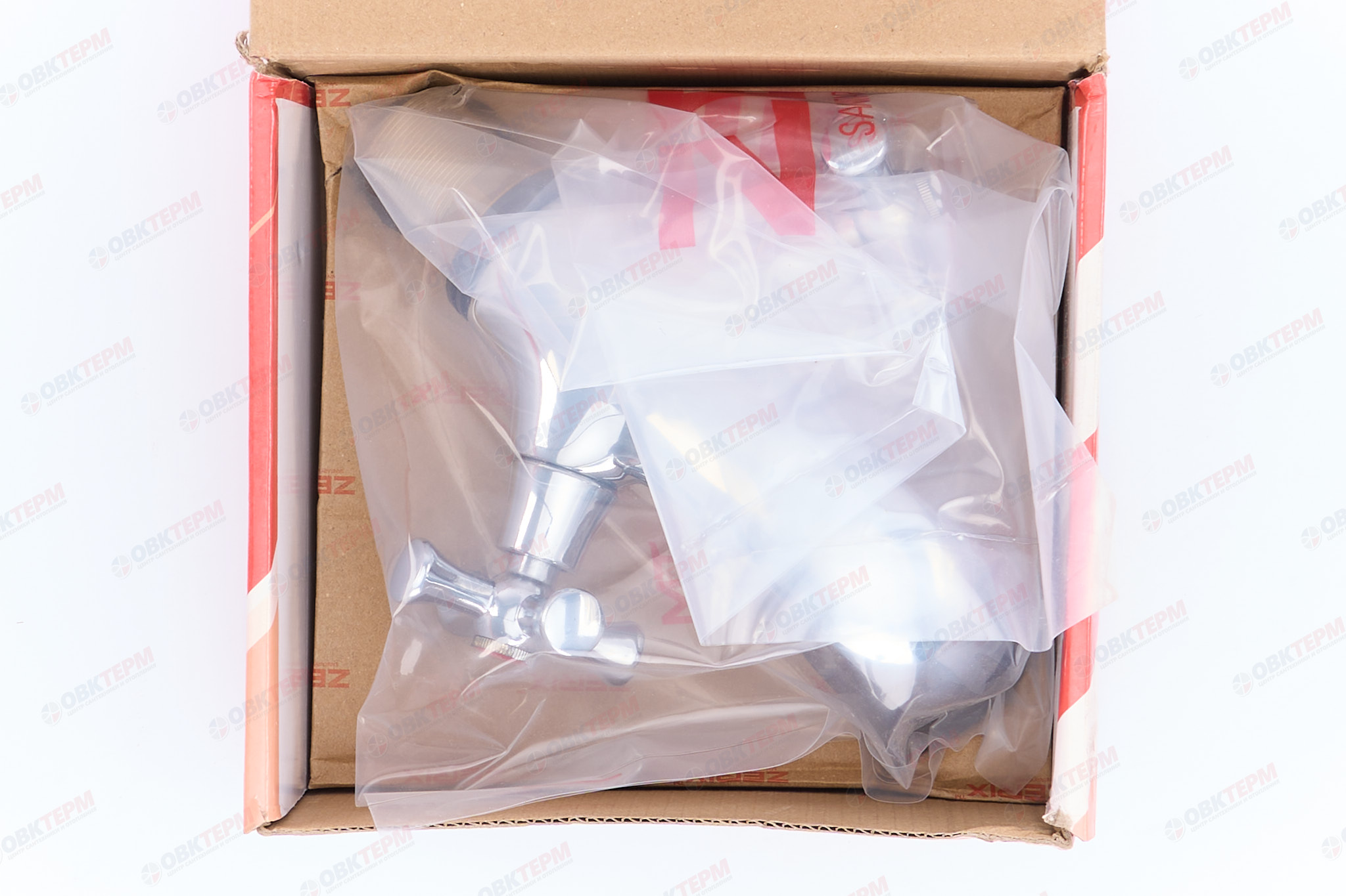 Смеситель д/умывальника буксовый ZERIX MED-A 827 ГАЙКА (10 шт/ящ) - миниатюра №6