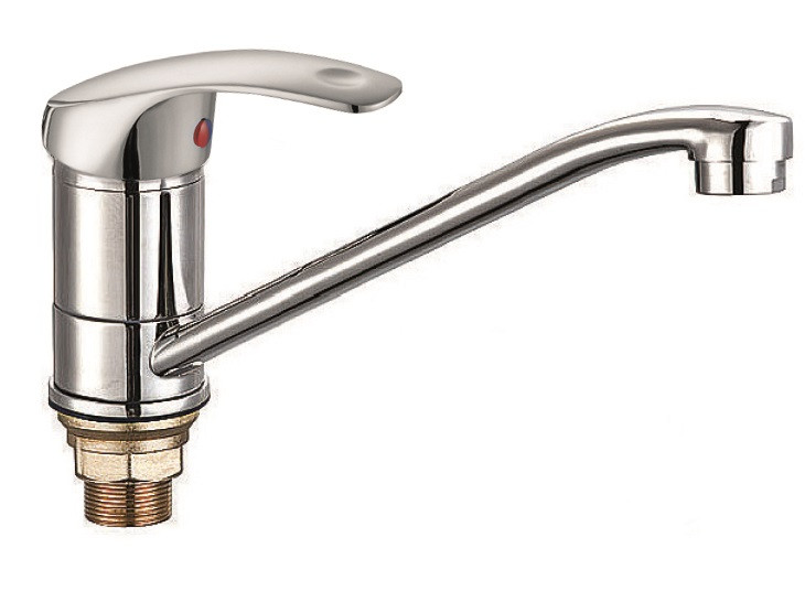 Смеситель д/кухни ZERIX PED-A 135 Ø40 на ГАЙКЕ   (10 шт/ящ) - Изображение №1