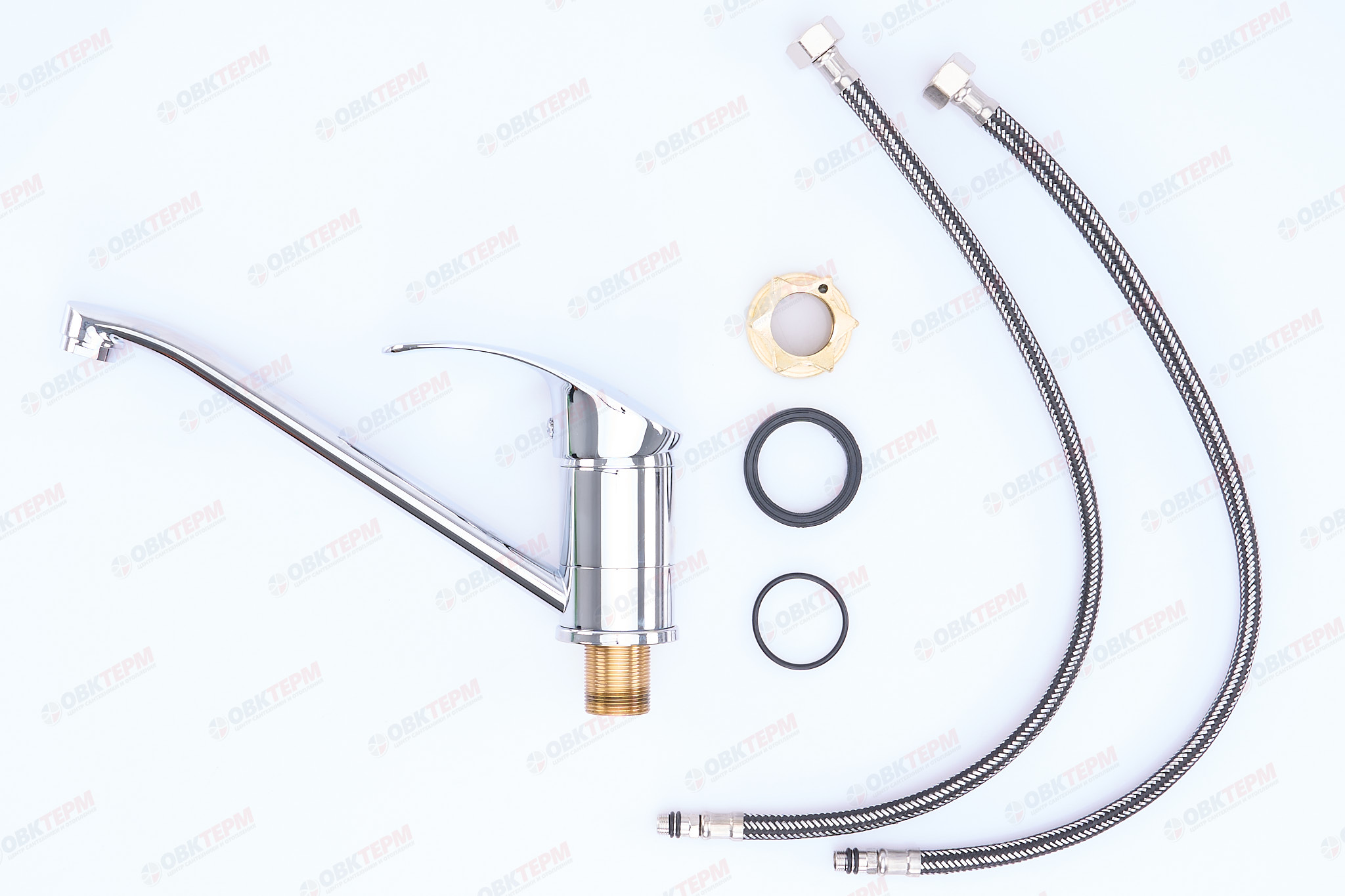 Смеситель д/кухни ZERIX PED-A 135 Ø40 на ГАЙКЕ   (10 шт/ящ) - Изображение №4