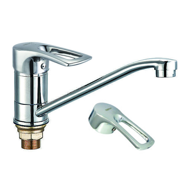 Смеситель д/кухни ZERIX PED-A 181 Ø40 на ГАЙКЕ  (10 шт/ящ) - Изображение №1