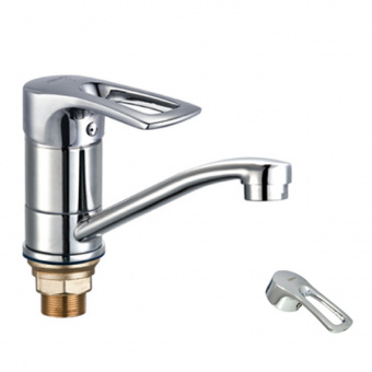 Смеситель д/кухни ZERIX PED-B 181 Ø40 на ГАЙКЕ   (10 шт/ящ) - изображение №1