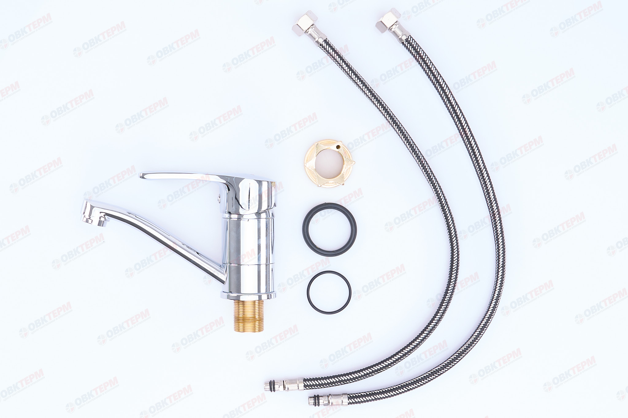 Смеситель д/кухни ZERIX PED-B 181 Ø40 на ГАЙКЕ   (10 шт/ящ) - миниатюра №3