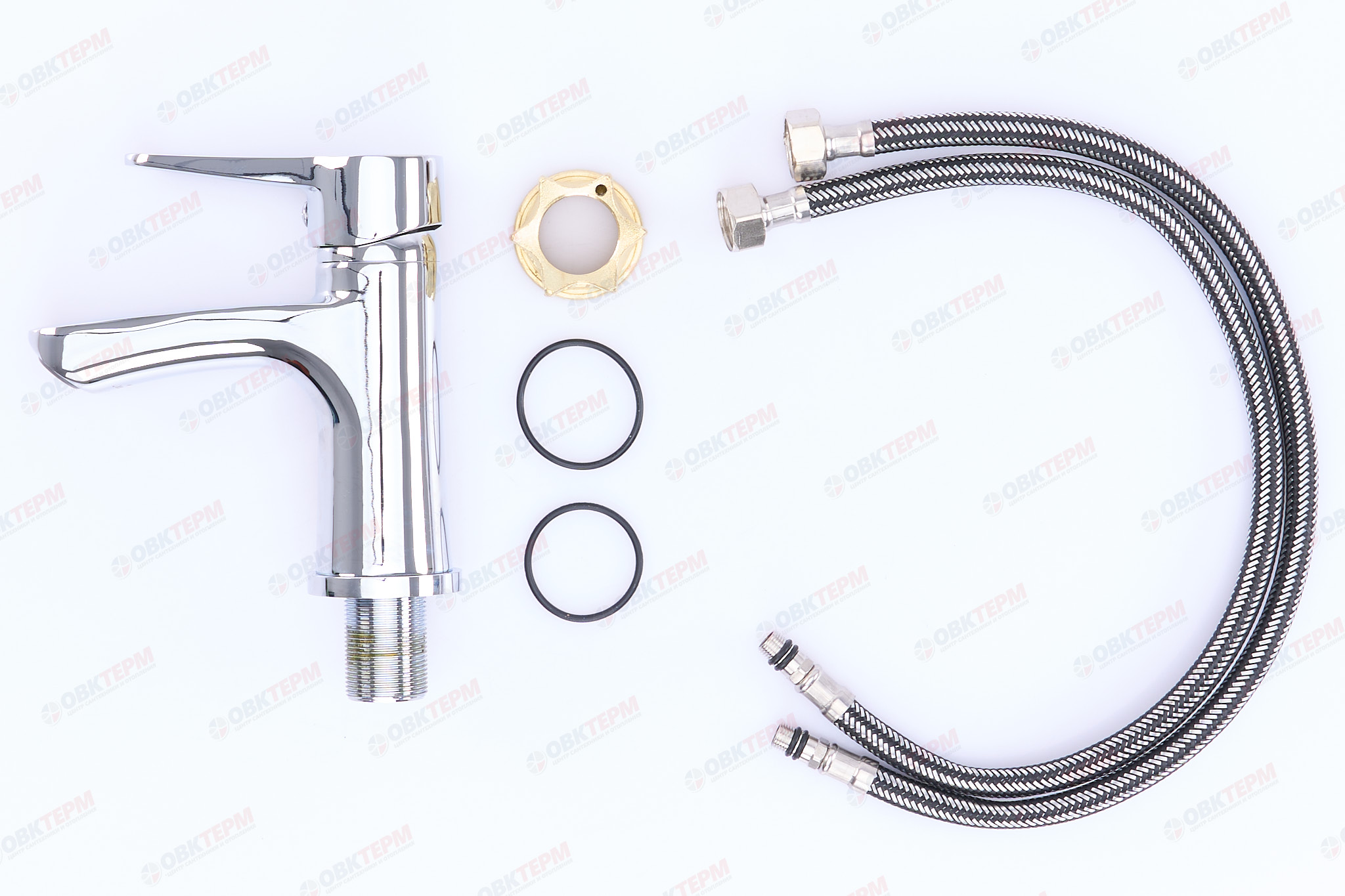 Смеситель д/умывальника ZERIX PUD1 045 Ø40 ГАЙКА (10 шт/ящ) - Изображение №4