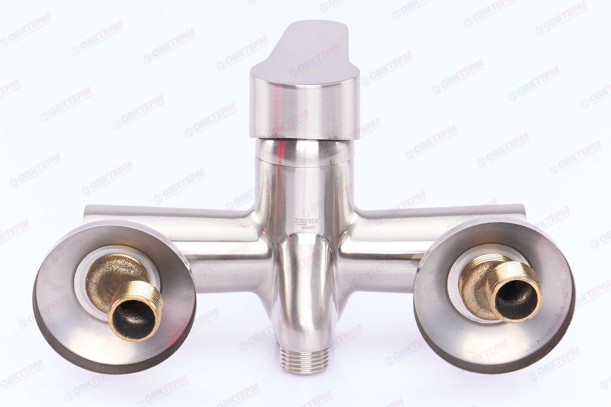 Смеситель д/ванны нерж/сталь ZERIX PUD7 146 (EURO)   (катридж 40мм) 10 шт/ящ - миниатюра №3