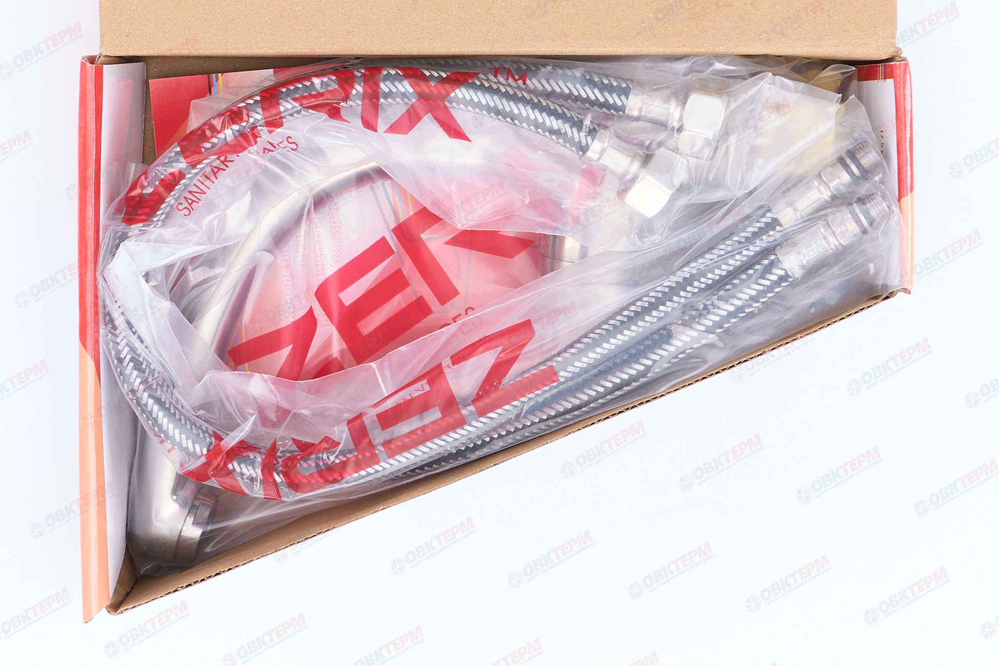 Смеситель д/кухни нерж/сталь ZERIX SOP1 045  (катридж 40мм, на ГАЙКЕ)  10 шт/ящ - миниатюра №4