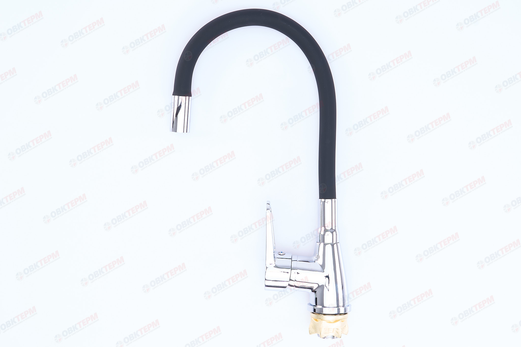 Смеситель д/кухни REFLECTOR ZERIX SOP7 045 Ø40 BLACK ГАЙКА  (10 шт/ящ) - миниатюра №2