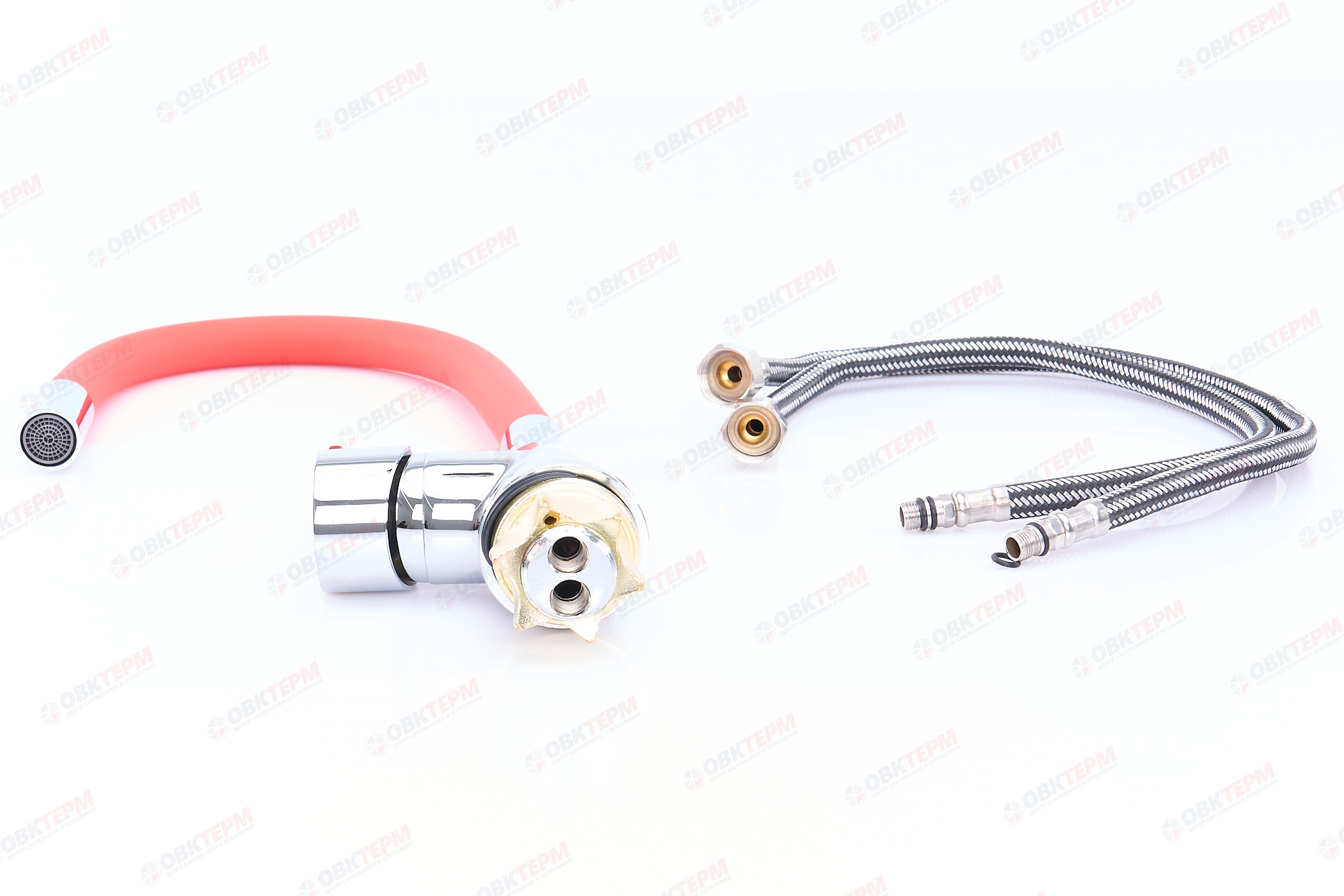 Смеситель д/кухни REFLECTOR ZERIX SOP7 045 Ø40 RED ГАЙКА (10 шт/ящ) - миниатюра №4