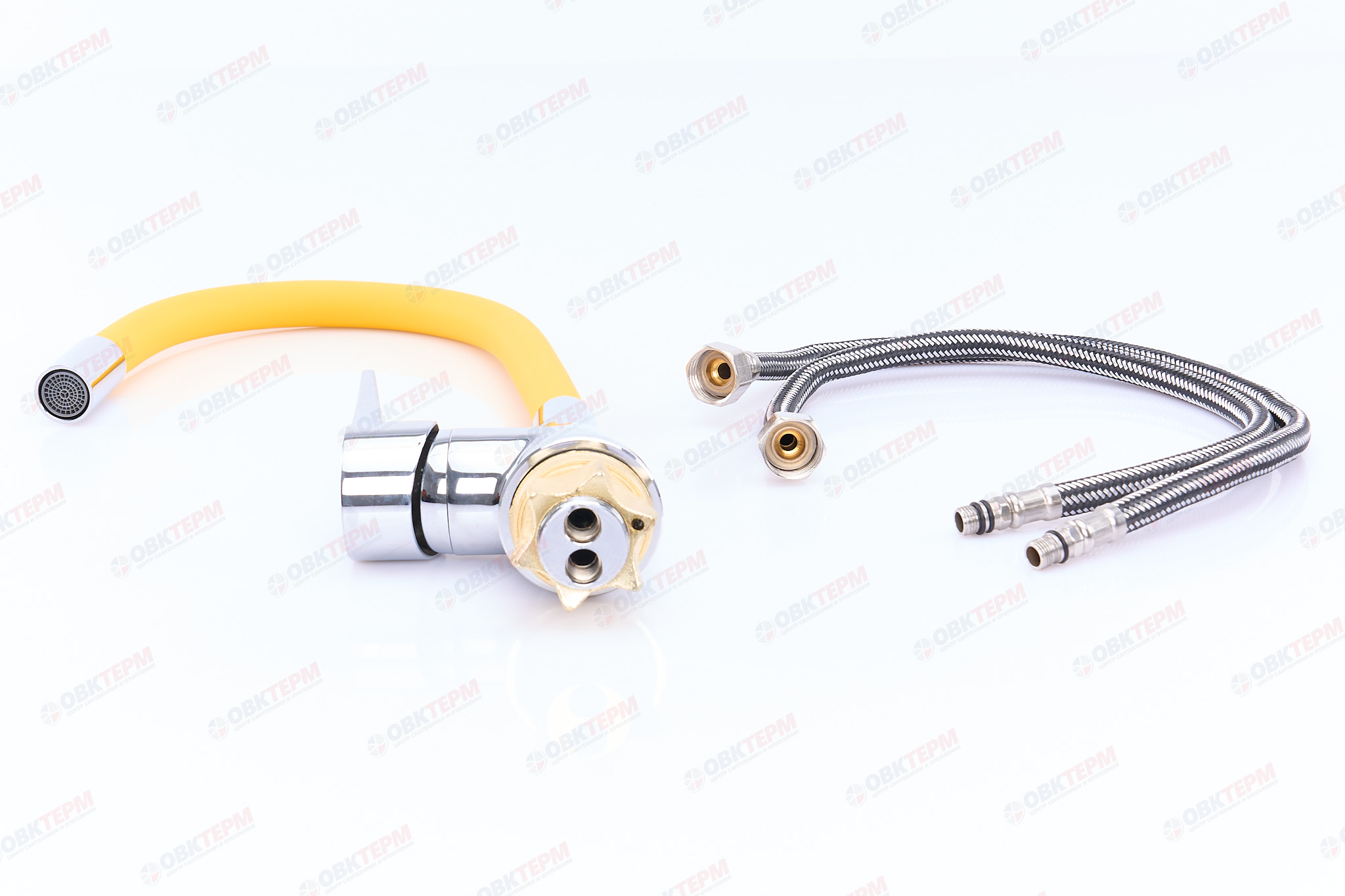 Смеситель д/кухни REFLECTOR ZERIX SOP7 045 Ø40 YELLOW ГАЙКА (10 шт/ящ) - миниатюра №3