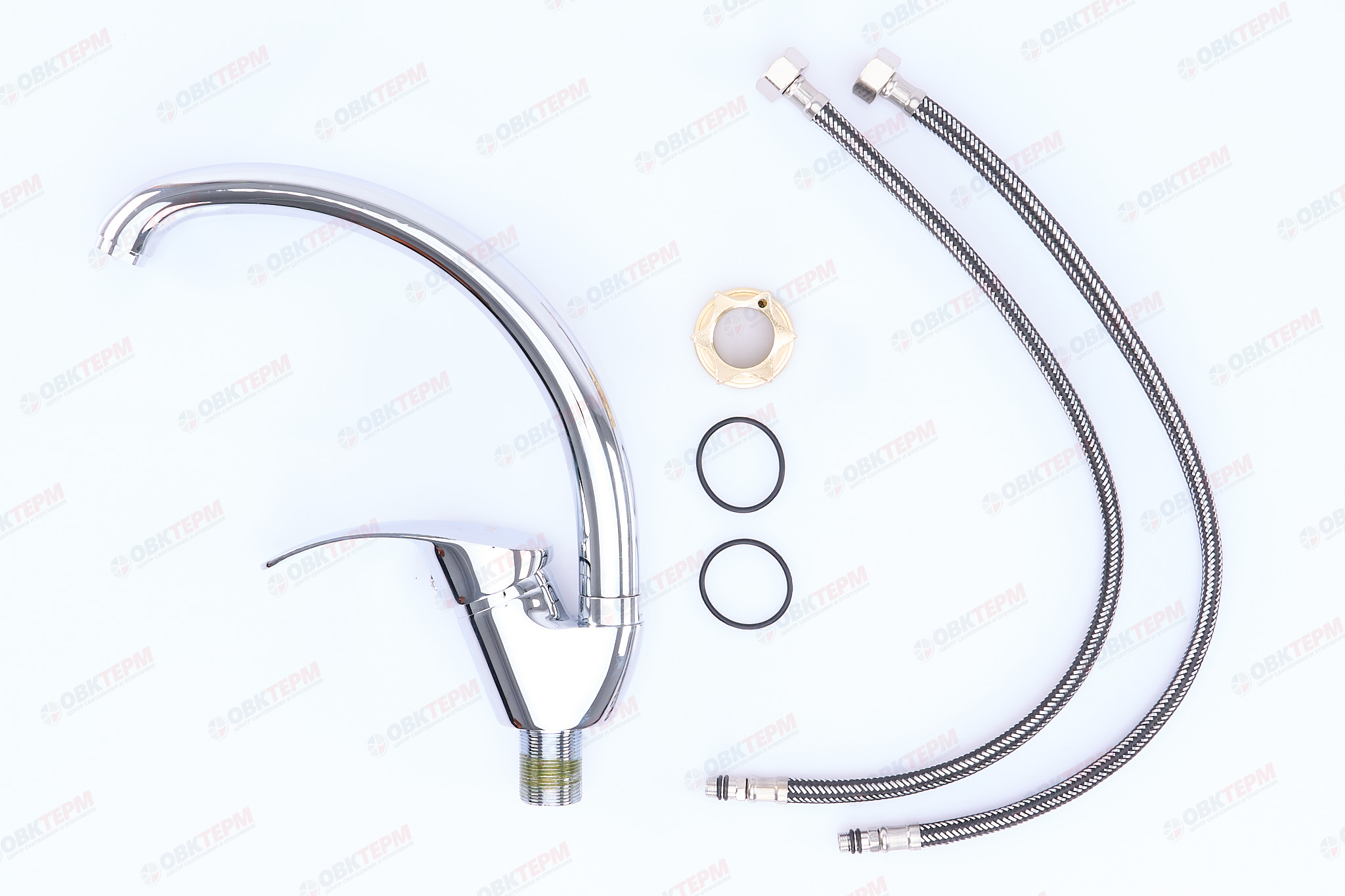 Смеситель д/кухни ZERIX YUB 135 Ø40 ГАЙКА  (10 шт/ящ) - Изображение №4