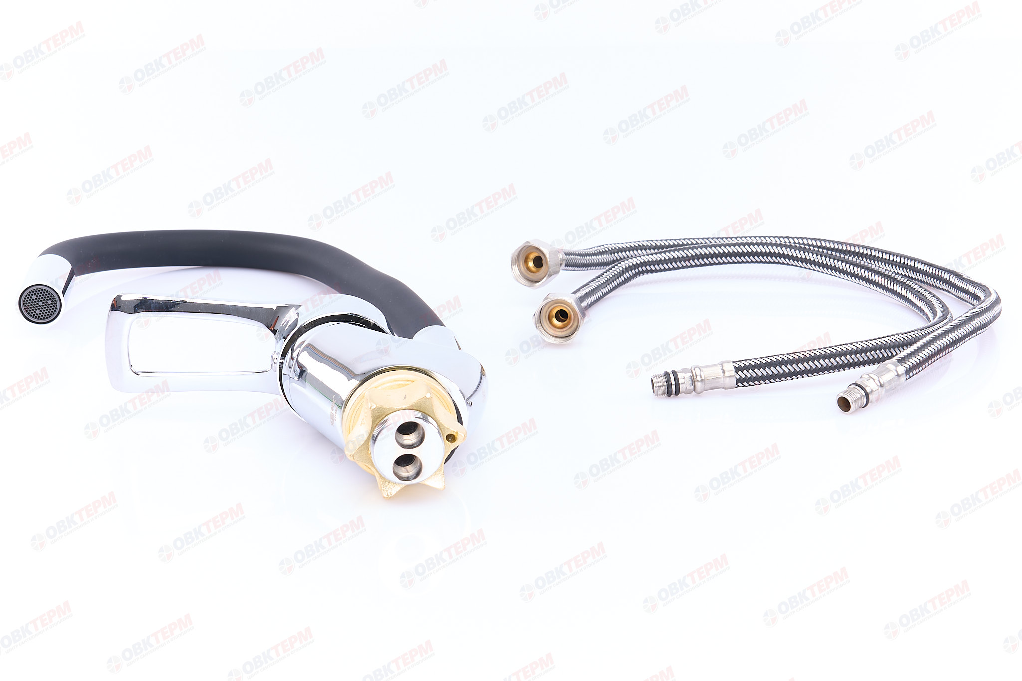 Смеситель д/кухни REFLECTOR ZERIX YUB 181 Ø40 BLACK  (10 шт/ящ) - миниатюра №4