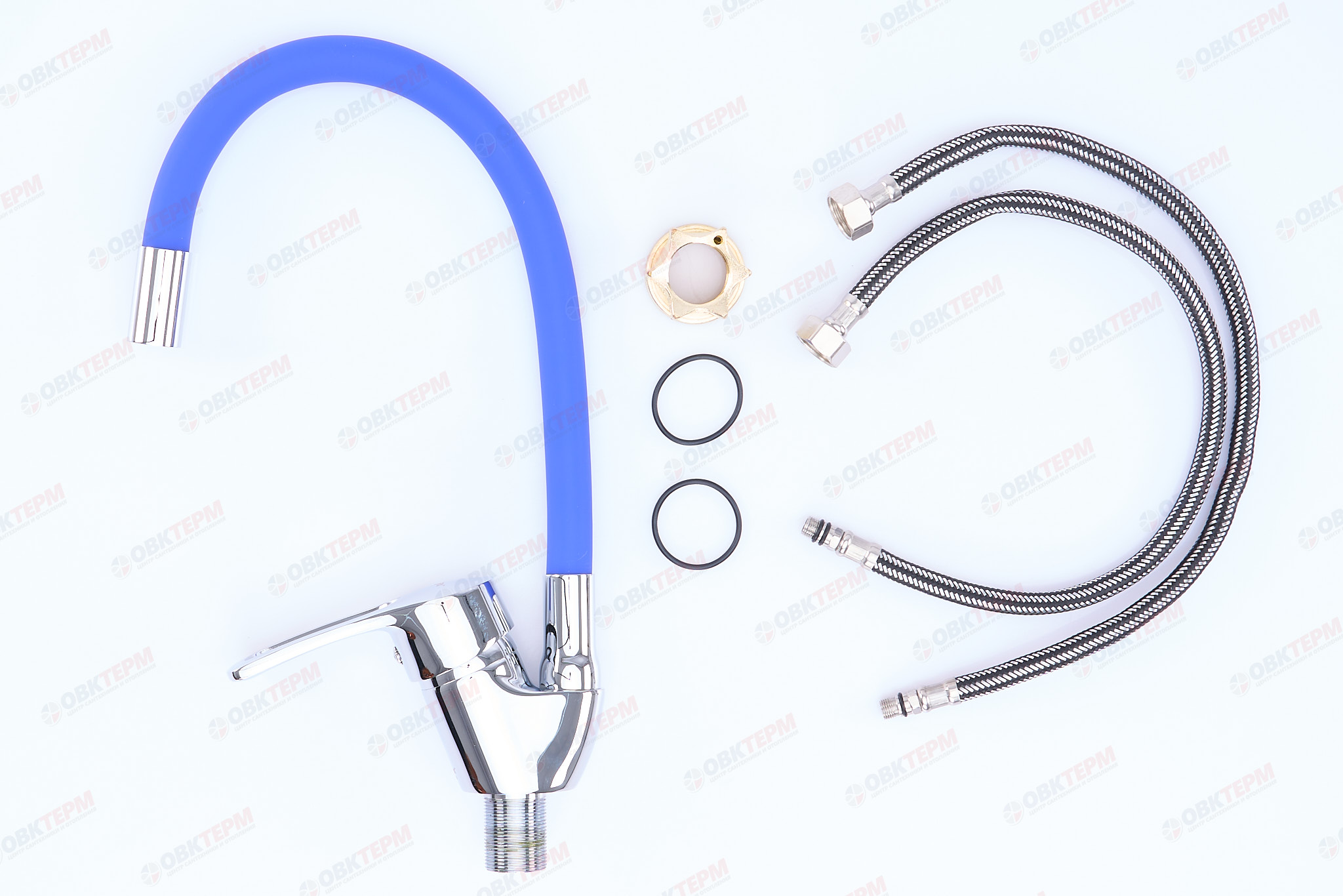 Смеситель д/кухни REFLECTOR ZERIX YUB 181 Ø40 BLUE  (10 шт/ящ) - миниатюра №3