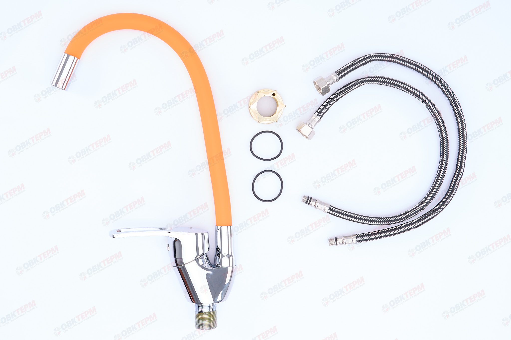 Смеситель д/кухни REFLECTOR ZERIX YUB 181 Ø40 ORANGE  (10 шт/ящ) - миниатюра №3