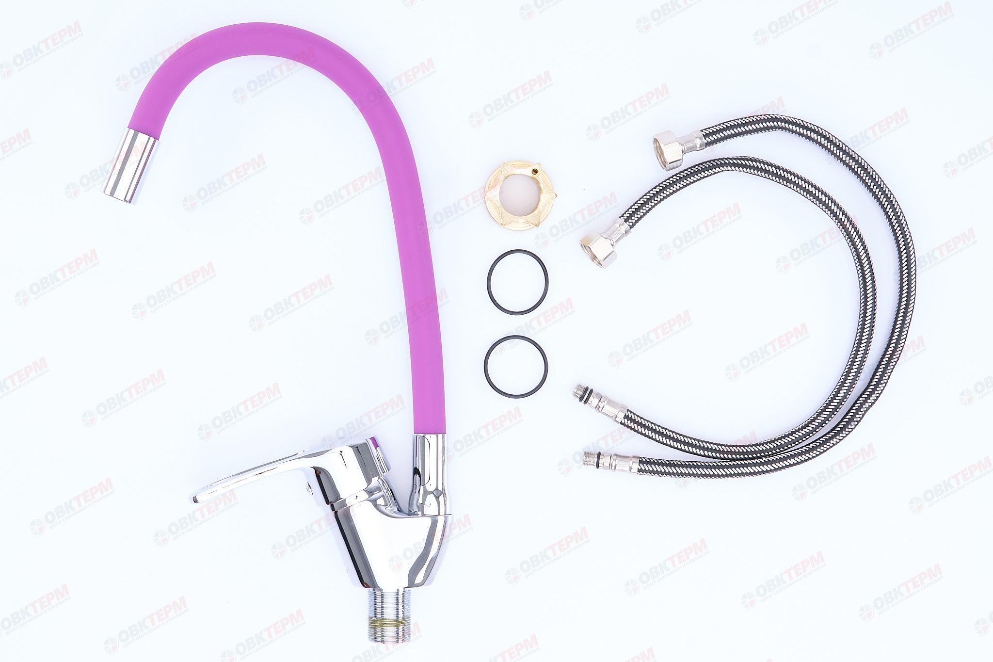 Смеситель д/кухни REFLECTOR ZERIX YUB 181 Ø40 PURPLE  (10 шт/ящ) - миниатюра №3