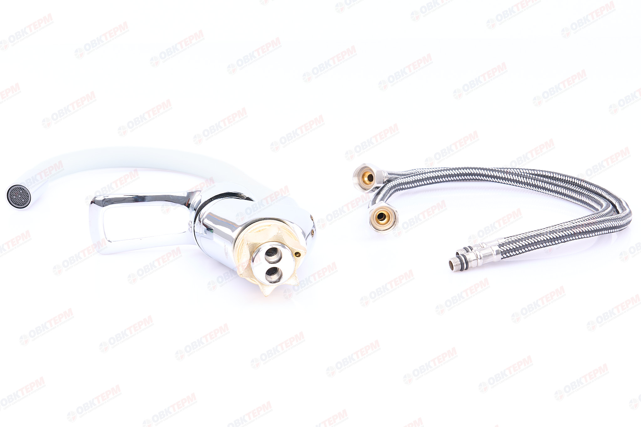 Смеситель д/кухни REFLECTOR ZERIX YUB 181 Ø40 WHITE  (10 шт/ящ) - миниатюра №4